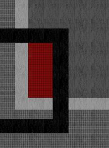 Tapis turc moderne en polypropylène tissé à la machine, haute qualité, jute, résistant aux taches, poils longs, abstrait, moyen - Product Image 6