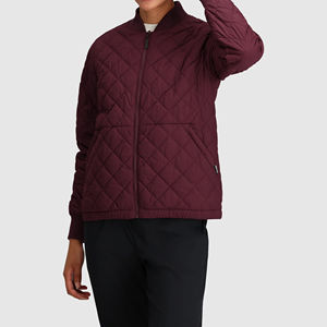 Blouson aviateur respirant pour la saison d'hiver pour femmes grande taille Design personnalisable vêtements de mode en gros avec fermeture à glissière - Product Image 4