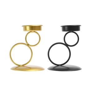 Bougeoirs modernes minimalistes en métal pour bougies chauffe-plat, coniques et cylindriques, idéaux pour la décoration de la maison, du bureau et de la chambre à coucher - Product Image 4