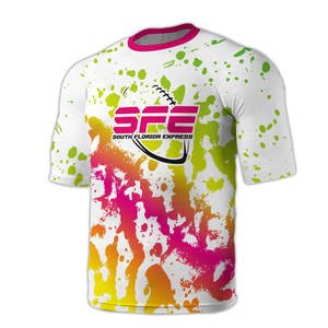 Wholesale 100% Polyester Football Jersey Custom Logo Sport Tshirt with Sublimated Printing Breathable and Plus Size Options - Product Image 3