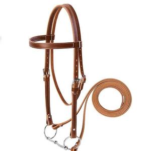 บังเหียนหนังสำหรับขี่ม้าแบบร่างทำเองจากผู้ผลิตในอินเดีย - Product Image 1