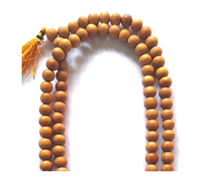 Madera Mala joyería 8MM cuentas de madera oscura muñeca budista tibetana Mala pulsera para uso hecho a mano con venta - Product Image 6