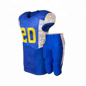 Uniforme de fútbol americano personalizado de alta calidad, uniforme de fútbol impreso por sublimación de tela transpirable, Kit de equipo personalizado - Product Image 2