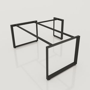 1600x800mm <b>Solid</b> <b>Wood</b> Executive <b>Desk</b> Legs with Triangular Steel Frame Easy Interlocking Assembly Modern Luxury Minimalist Design - Product Image 1