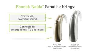 Phonak Paradise Naida P30 up 12 Réglage fin du canal Derrière l'oreille Amplificateur sonore personnel Analogique Numérique Aides auditives - Product Image 4