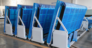 Phẳng Vinyl con lăn dễ dàng để hoạt động áp lực khí nén <span class=keywords><strong>Applicator</strong></span> Bảng Máy cán 1.3*2.5m - Product Image 3