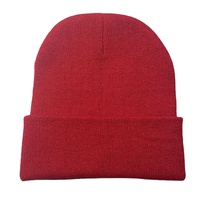Nuevo Gorro de Punto Acrílico para Clima Frío, con Borde Enrollado, Estilo Informal, de Color Sólido, Multicolor, Unisex, para Adultos, para Viajes