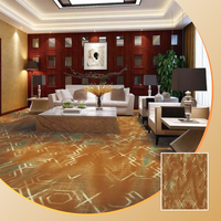 Tapis Axminster de luxe 80% laine 20% nylon, haute durabilité, classe d'incendie B1, tapis Axminster tissé pour salle de bal d'hôtel