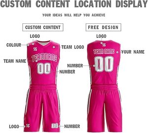 Maillots de basket-ball imprimés par sublimation fabriqués au Pakistan, maillots personnalisés pour adultes, 100% polyester, performance et confort - Product Image 3