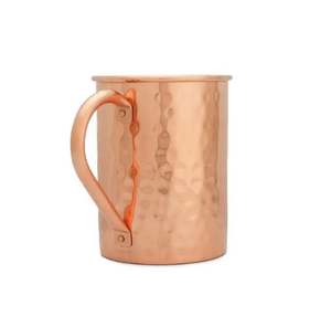 Tasse martelée en laiton et acier inoxydable de haute qualité en métal plaqué cuivre et tasse en laiton antique polie à la main en vrac. - Product Image 4