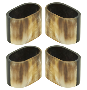 Rond de serviette couleur Unique naturel véritable corne de buffle et de boeuf rond de serviette anneaux de serviette solides fabriqués à la main à un prix raisonnable - Product Image 6