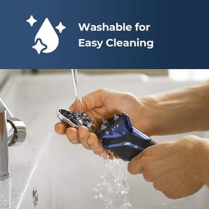 Rasoir Électrique Rechargeable pour Hommes, Étanche Utilisation Humide/Sèche, Rasoir à Grille Sans Fil avec Tondeuse Pop-Up pour un Rasage Précis du Visage IPX7 - Product Image 3