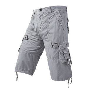 6 colores 2025 nuevos pantalones cortos de carga holgados con múltiples bolsillos para hombre de verano superventas pantalones cortos tácticos de algodón para hombre caqui - Product Image 5