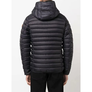 Chaqueta de Lona Acolchada con Capucha para Hombre, Color Personalizado, Logotipo Frontal, Resistente al Viento, Impermeable, Transpirable, Moda Urbana, para Exteriores - Product Image 3