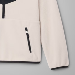 เสื้อแขนยาว ออกแบบโลโก้ได้ ผลิตจากผ้าฟลีซ สำหรับใส่ในชีวิตประจำวัน ดีไซน์สีบล็อก ราคาขายส่ง บริการ OEM ดีไซน์เสื้อผ้าลำลอง - Product Image 4