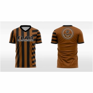 Maillot de football personnalisé pour adulte – Qualité supérieure, 100 % polyester, léger, confortable, respirant, séchage rapide, extensible, coupe courte, OEM - Product Image 4