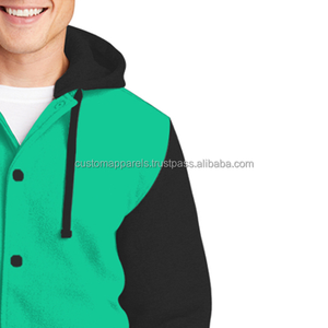 Chaqueta Varsity de Algodón para Hombre, Estilo Urbano, Chaqueta de Béisbol Premium - Product Image 4