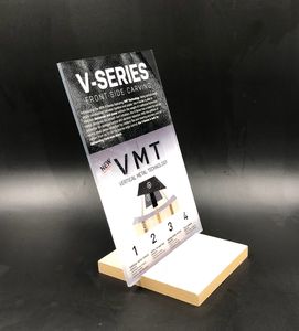 Acrílico Premium para tablero con base de madera rústica Exhibición minorista de lujo moderna para centros comerciales - Product Image 6