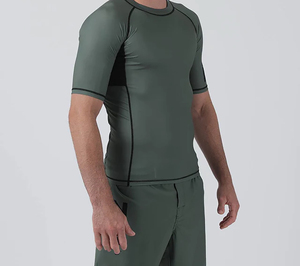 Camisa de compresión de manga larga BJJ Rash Guard para hombre para entrenamiento de Jiu Jitsu Gi MMA Tasa de venta al por mayor transpirable con personalización - Product Image 4