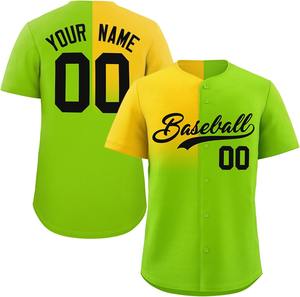 Maillot de baseball à sublimation contrastée de couleur maille respirante séchage rapide performance ajustement personnalisé vêtements d'équipe jeunesse/adulte OEM - Product Image 3