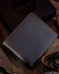 Full Grain Genuine <b>Leather</b> <b>Wallet</b> Crazy Horse <b>Men</b> Personalized Gift CHW-0064 - Product Image 2