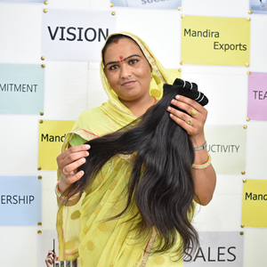 100% Paquetes vírgenes alineados con cutículas Extensiones de cabello humano indio recto rizado negro Onda y estilos para cabello humano de mujeres negras - Product Image 4