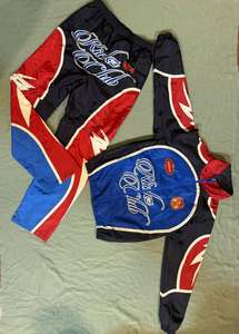 Conjunto de chándales de nailon cortavientos de alta calidad para hombre personalizado sólido verano ajuste relajado transpirable corto de talla grande adultos - Product Image 4