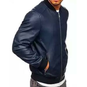 Chaqueta Bomber de cuello levantado de alta calidad para hombre, estilo informal de calle, técnicas teñidas lisas, material ligero para invierno - Product Image 5