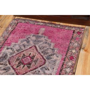 2.7x9.2 ft Vintage <b>Runner</b> Rug, Turkish <b>Red</b> Southwestern Rug - Product Image 5