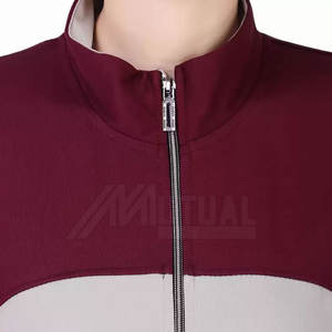 Diseño personalizado de las mujeres de color sólido al aire libre chándal 100% algodón de talla grande bajo MOQ - Product Image 4