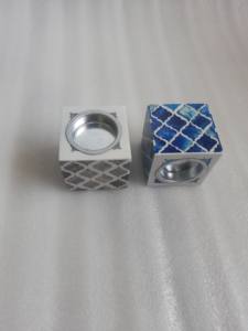 Très demandé Design personnalisé Style marocain Bakhoor brûleur Beige os incrustation parfumée bois résine matériel pour religieux pour - Product Image 3