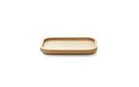 Plateau de service rectangulaire moderne en feuilles de palmier biodégradables et compostables, pour charcuterie, mini-plat de fromage, jetable