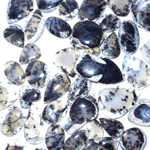 อัญมณีทำจากหินอัญมณีธรรมชาติ Dendrite โอปอล Cabochon อัญมณีหลวมจากยอดอินเดีย - Product Image 4