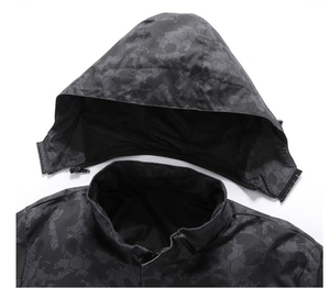 Chaqueta bomber ligera personalizable OEM para hombre, cortavientos impermeable 4XL, cuello con capucha, estilo de trabajo fino al aire libre para primavera - Product Image 4