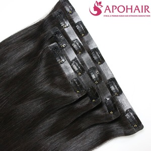 Extensions de cheveux humains 100 vierges Remy, produit en vogue, Extensions de cheveux humains à Double traction sans couture avec Clip - Product Image 3