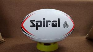 Ballon de rugby de meilleure qualité tout temps durable taille-5 imperméable à l'eau classique résistant aux intempéries en caoutchouc PU butyle vessie imprimée - Product Image 6