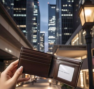 Pochette en cuir pour femme d'inspiration vintage exquise avec fermeture ouverte Portefeuille pour occasions spéciales au meilleur prix - Product Image 1