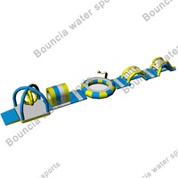 Équipement gonflable de jeux de l'eau de piscine de parc aquatique d'aquapark personnalisé gratuit pour la piscine