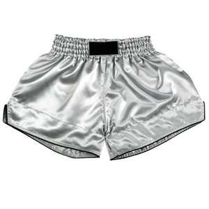 Pantalones cortos de Kickboxing Muay Thai de última calidad con nuevo diseño de posición de logotipo frontal de cintura elástica-para ropa de artes marciales - Product Image 3