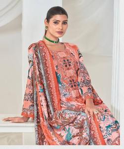 Classicjibab Turquía vestido musulmán Dubai Abaya conjunto de 3 piezas ropa islámica invierno Abaya elegante Lino mujeres musulmanas - Product Image 4