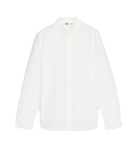 Camisa blanca de mujer de calidad de exportación, perfecta para ropa regular y de fiesta, disponible en suministro al por mayor a granel directo de la India - Product Image 1