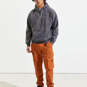 Sweat à capuche oversize délavé à l'acide 380 g/m² Coupe régulière Streetwear Homme Femme Sweat à capuche décontracté 100 % coton Mode d'hiver - Product Image 6