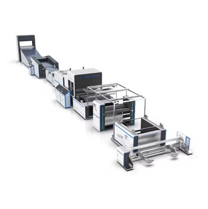 Demeter hiệu quả cao plc-điều khiển hai lớp trái cây khay lót máy với động cơ điều khiển hoạt động - Product Image 1