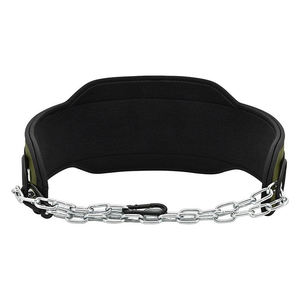 2025 Wholesale Custom Logo Neoprene Dip <b>Belt</b> for <b>Weight</b> Lifting Offers Waist Back Support and Pull-up Features with Steel <b>Chain</b> - Product Image 3
