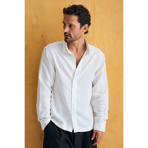 Chemise boutonnée pour homme GRIMELANGE AIRO en tissu modal doux et fin, coupe confortable - Product Image 6