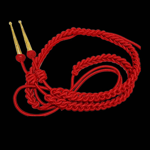 مصنوعة خصيصًا حبال كتف ذهبية مجدولة - Product Image 2