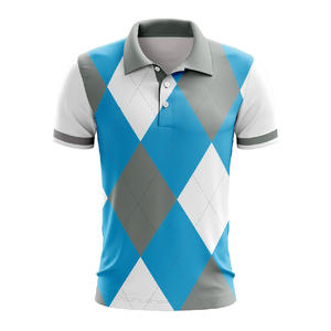 Polo de poliéster de alta calidad con logotipo bordado personalizado para hombre, ropa deportiva informal, ropa de calle, Tops, Polo de talla grande para hombre - Product Image 2