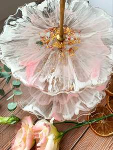 Moule en résine à 3 niveaux pour bricolage fait à la main, taille personnalisée, options colorées pour l'artisanat en résine, plateau à thé, table de fruits, moule époxy, art - Product Image 3