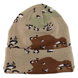 Beanies unisexes camouflage les plus vendus, logo personnalisé, vêtements d'hiver, bonnets unisexes fabriqués au Pakistan, service OEM - Product Image 5