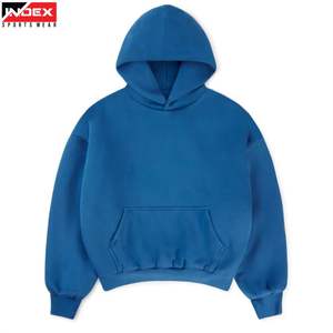 Heavyweight Fluffy Fleece Thick Warm <b>Hoodie</b> Custom Pockets <b>Sherpa</b> Masked Winter Streetwear Oversized Full Face Pullover <b>Hoodie</b> - Product Image 1